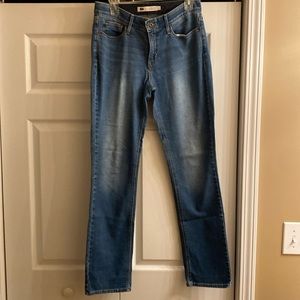 Levi’s 525 Perfect Waist Straight leg. Size 8.  Worn, but good condition.